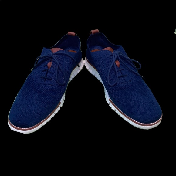 Cole Haan Other - Cole Haan Zerogrand Stitchlite Sneakers Navy 10.5M